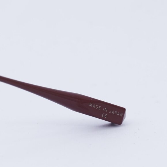 Valentino V-STUD VLX-122B Eyeglasses Bordeaux 52mm Geometric Frame - Picture 9 of 10